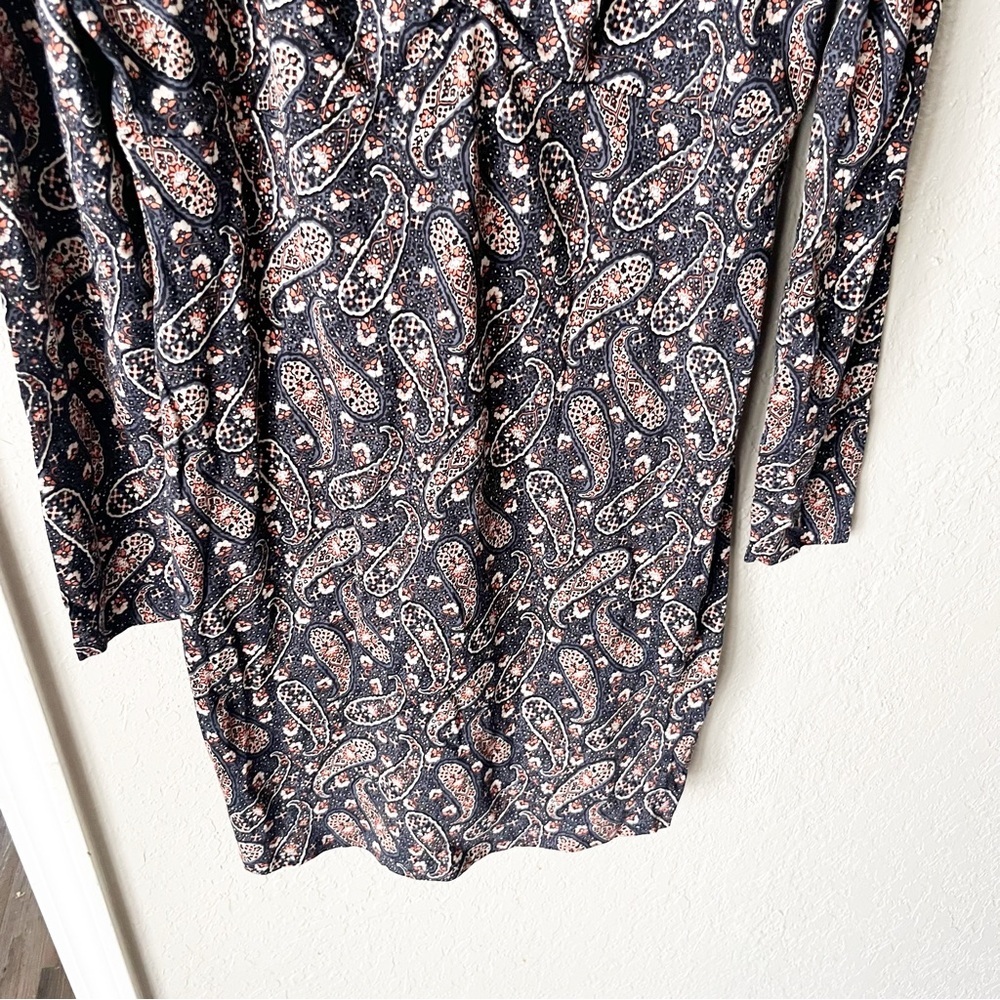 BODEN Sweetheart Neckline Paisley Mini Dress 12R NWT - Picture 5 of 10